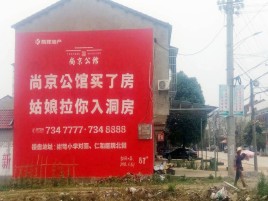 樟树墙体广告在乡镇、农村市场的媒体优势