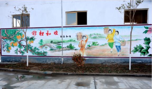 樟树乡镇文化墙 乡风文明焕发新活力